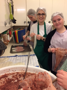 Sláturgerð í Hússtjórnarskólanum í Reykjavík